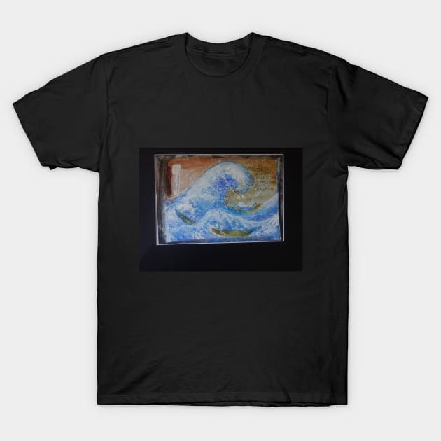 Tribute to Katsushika Hokusai T-Shirt by walter festuccia